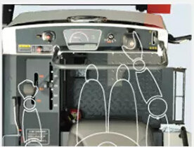 日本最新式的进口的收割机,日本最新收割机