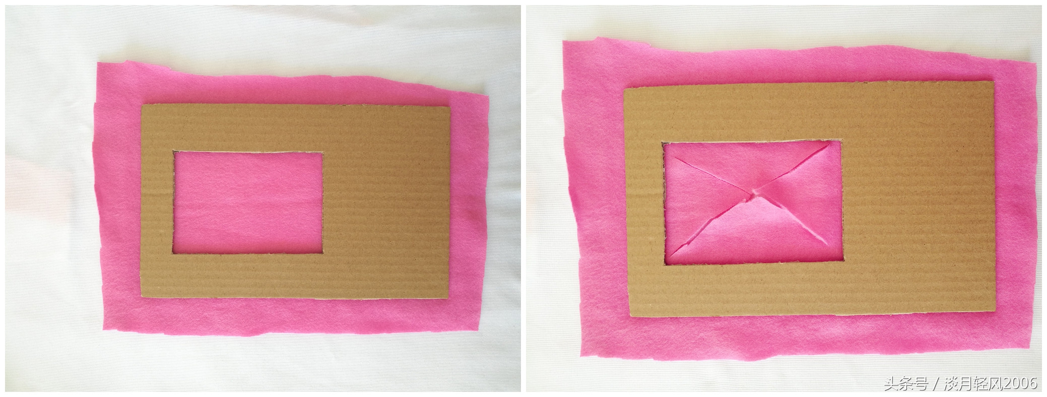 中秋节布艺相框怎么做,三年级布艺相框制作视频