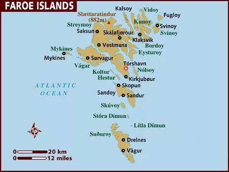 格陵兰岛法罗群岛为什么属于丹麦,法罗群岛和格陵兰岛中间的岛