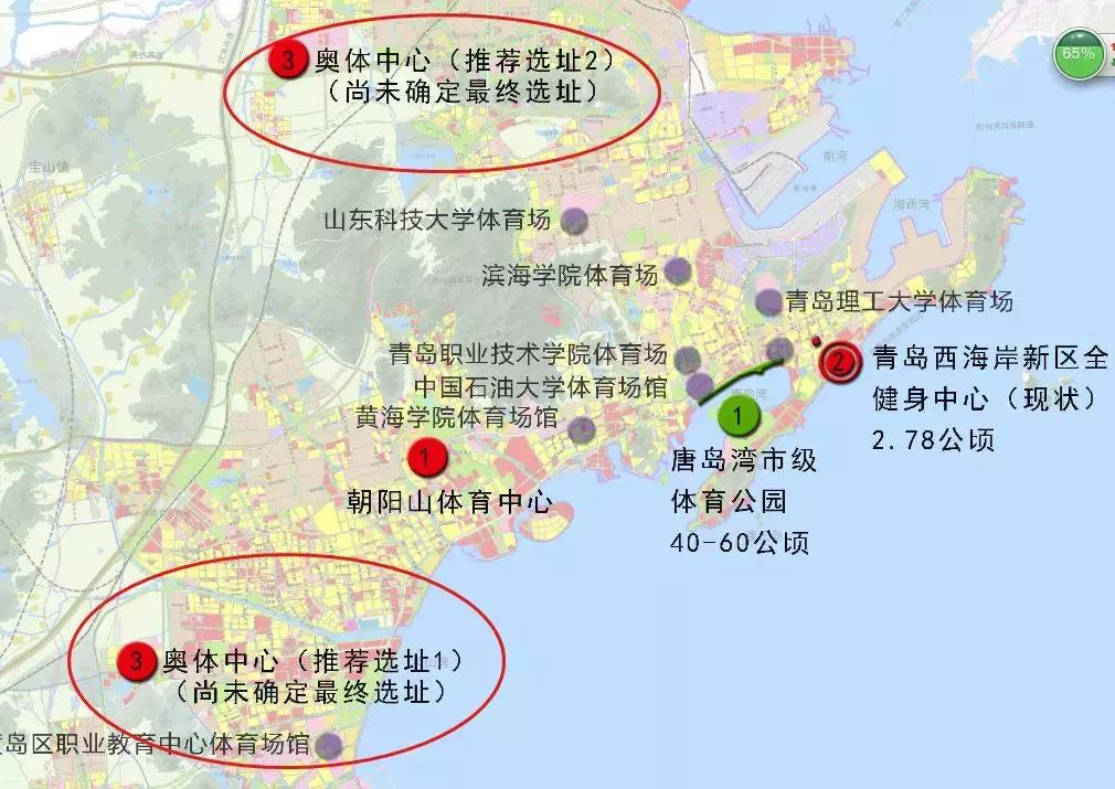 西海岸奥体中心体育场,大城市场馆