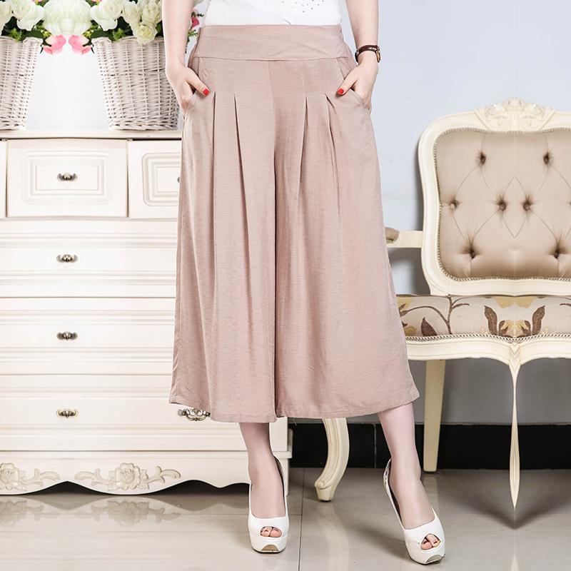 裙裤好看还是短裤好看,最洋气时髦裙裤夏季