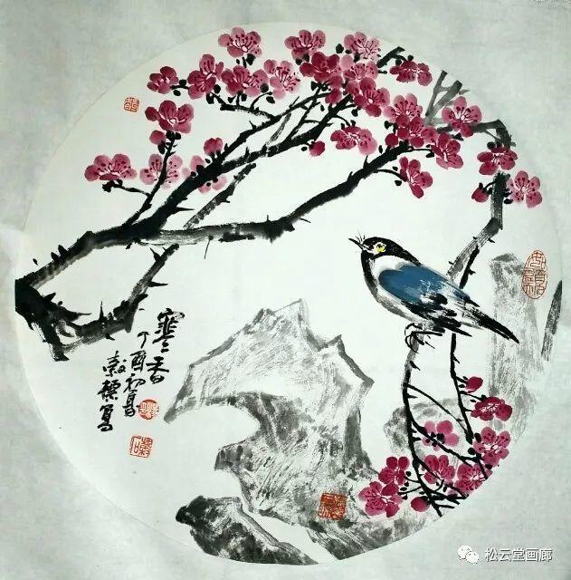 中国画中的山水花鸟画,国画花鸟画山水画欣赏