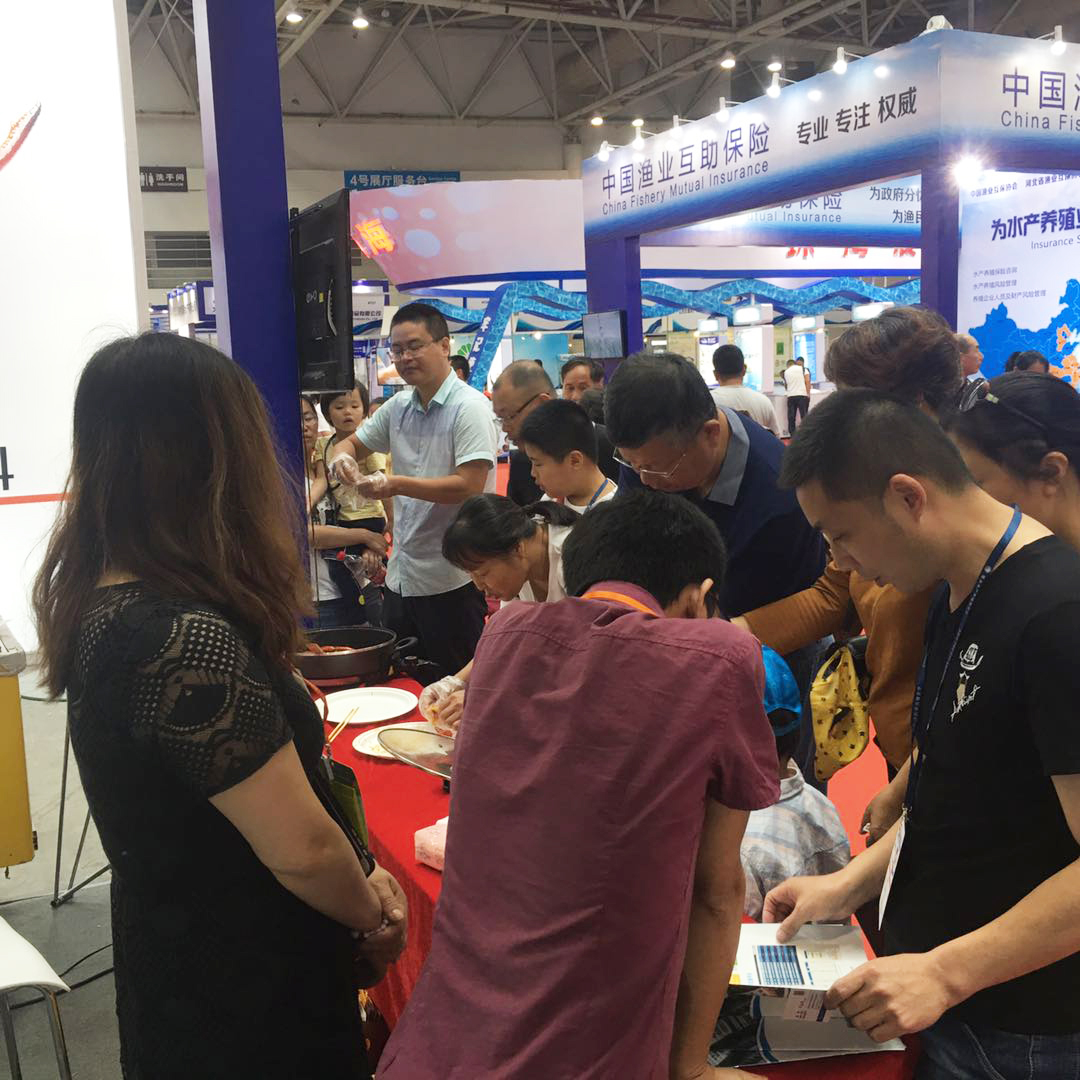 中国供销鑫湖携“易虾网”参加亚太水产养殖展览会