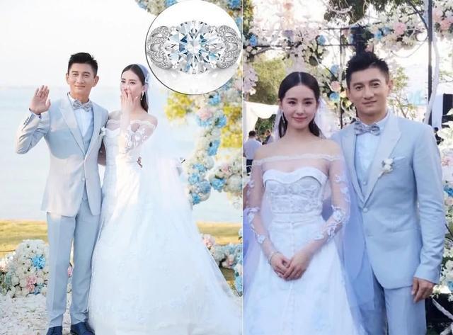 阿娇蜜月后甜晒大钻戒,阿娇钻戒和张馨予钻戒
