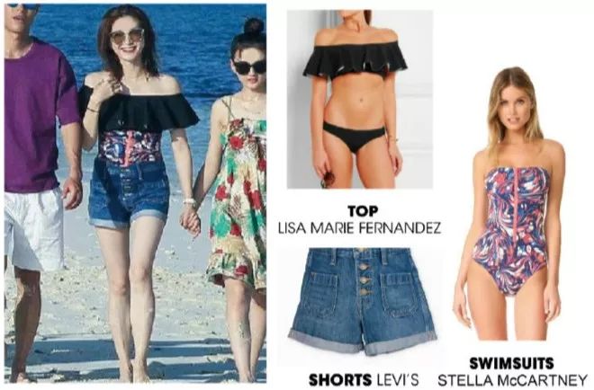 江疏影迪丽热巴穿着,热巴去海滩游泳图片