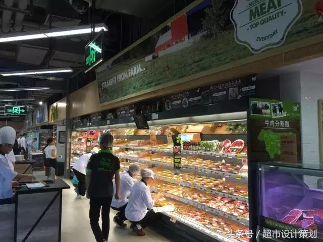 商业超市空间设计效果图,超市展示区设计效果图