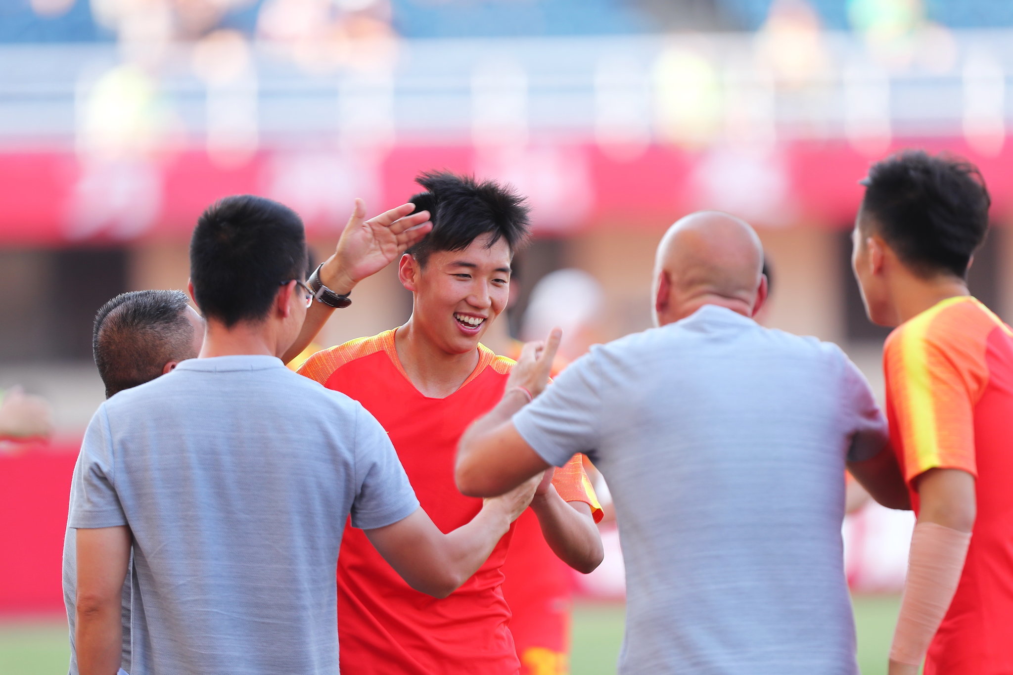 中国国家男子足球队u23对阵韩国,中国男足获得3连胜