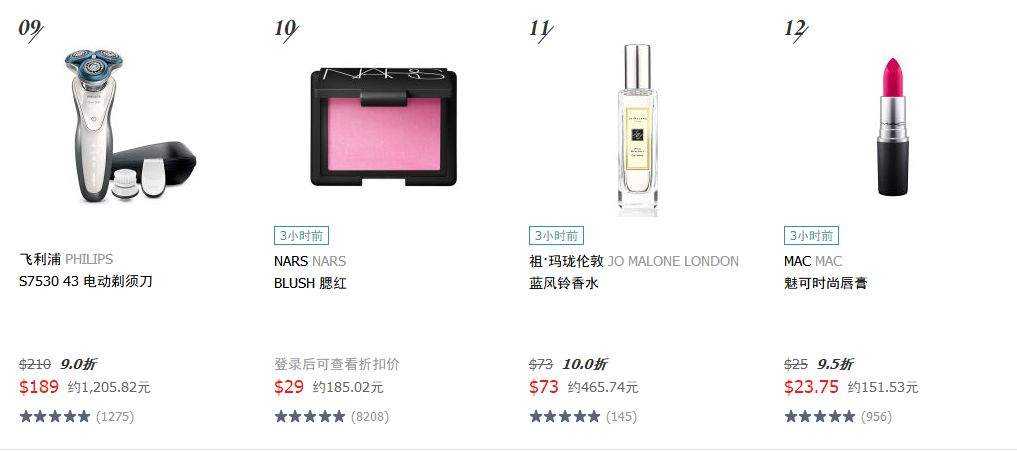 史上最全的免税店热门产品排行,8月第4周免税店热销排行榜