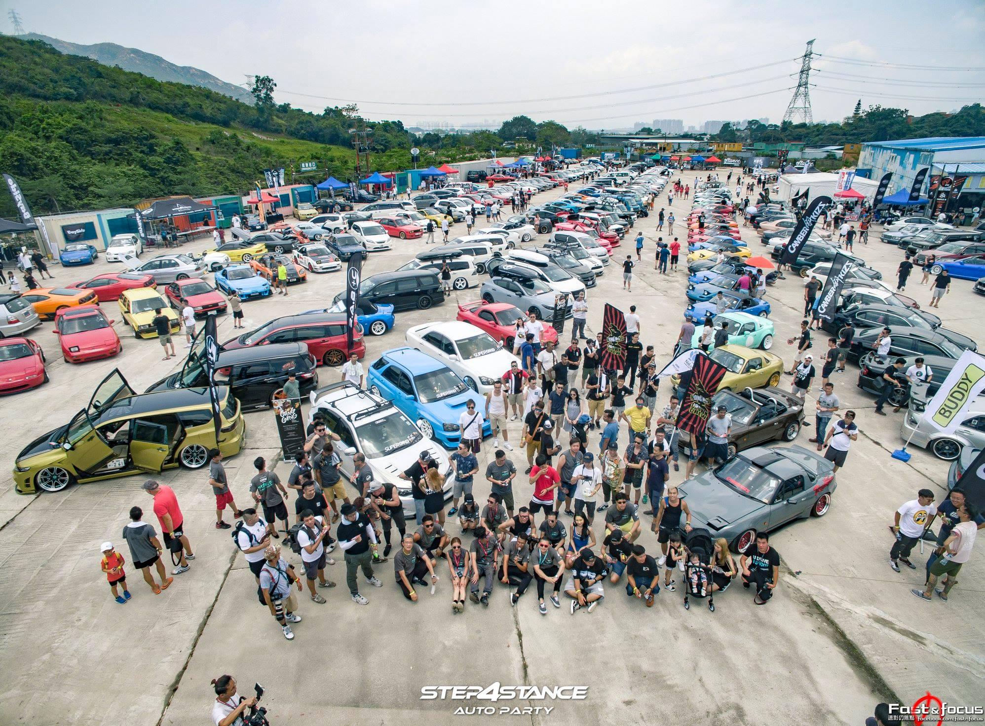 昨天300多部改装车大聚会，怪不得人们都说香港是玩车天堂！