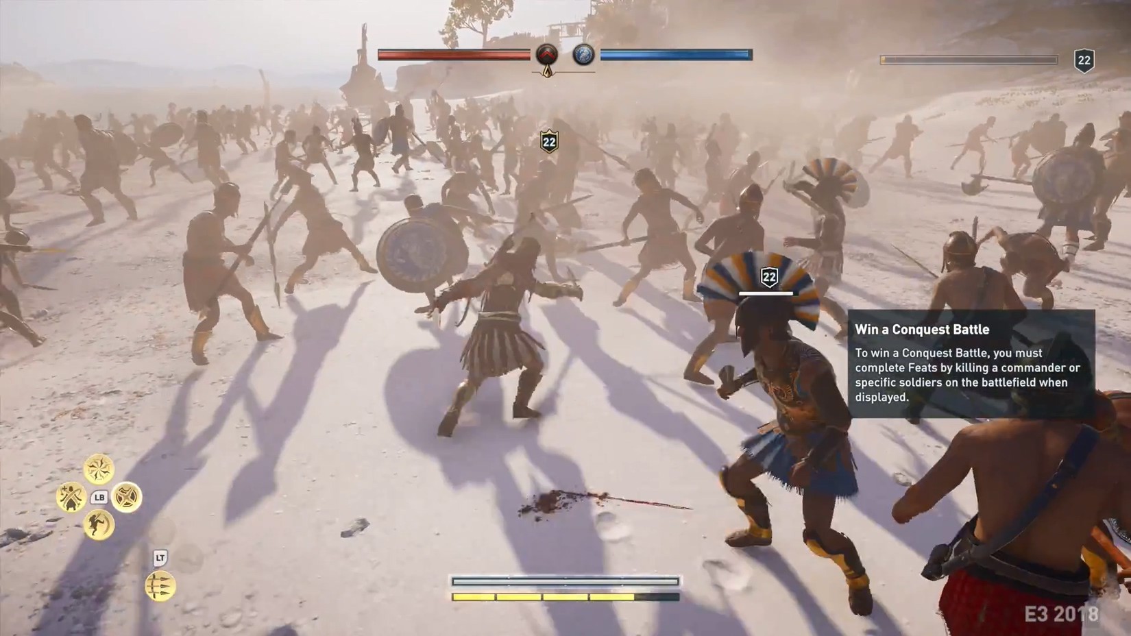 E32018：《刺客信条：奥德赛》新演示斯巴达国王上演信仰之跃