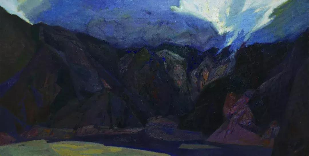 春江花月夜油画王辉,全国油画名家王辉