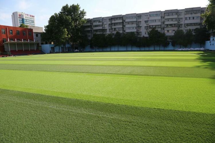 驻马店建设足球场,驻马店一高景象