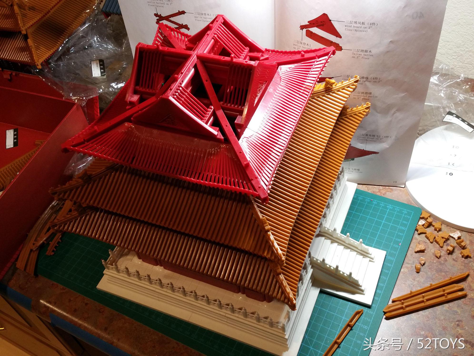 古建筑手办,中国古建筑手办