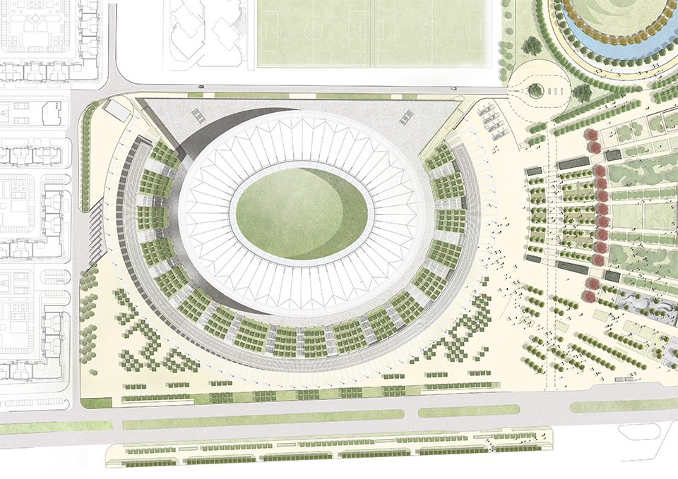 世界第一360度全景球幕,世界杯足球场画面