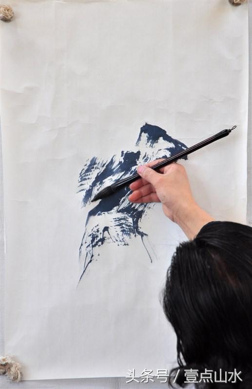 曾刚老师彩墨山水画,曾刚老师写意山水画技法视频