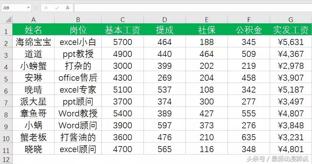 excel工资条打印,excel打印工资条每一行都有表头
