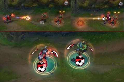 英雄联盟龙龟皮肤展示,英雄联盟足球龙龟