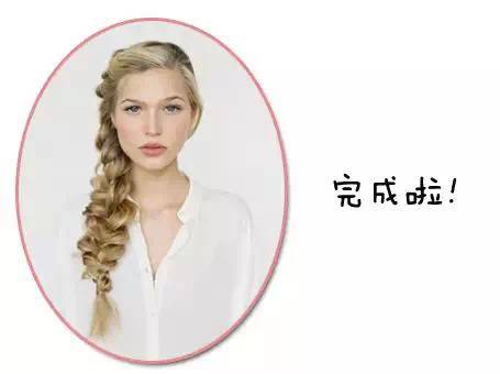 简单易懂又减龄的一款编发造型,侧编刘海编发教程简单又好看