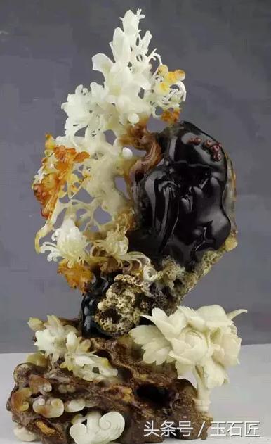 岫岩玉精美玉雕摆件图片大全,岫岩花玉为什么容易盘透