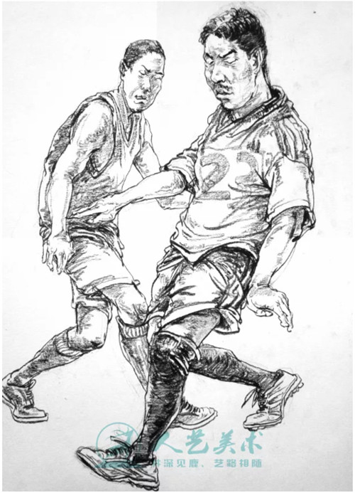 人艺画画,人艺美术速写