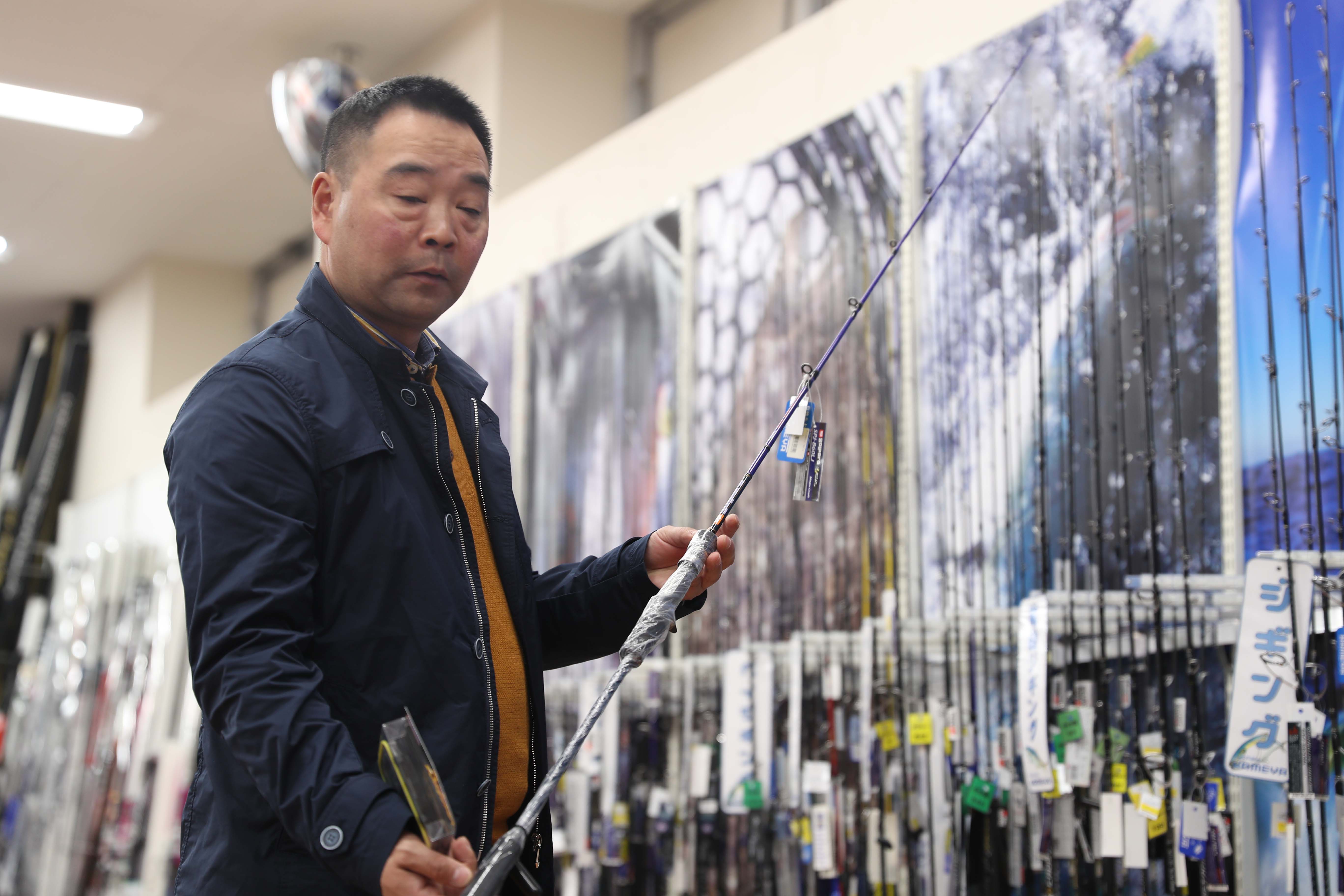 日本钓鱼渔具推荐,逛日本鱼市