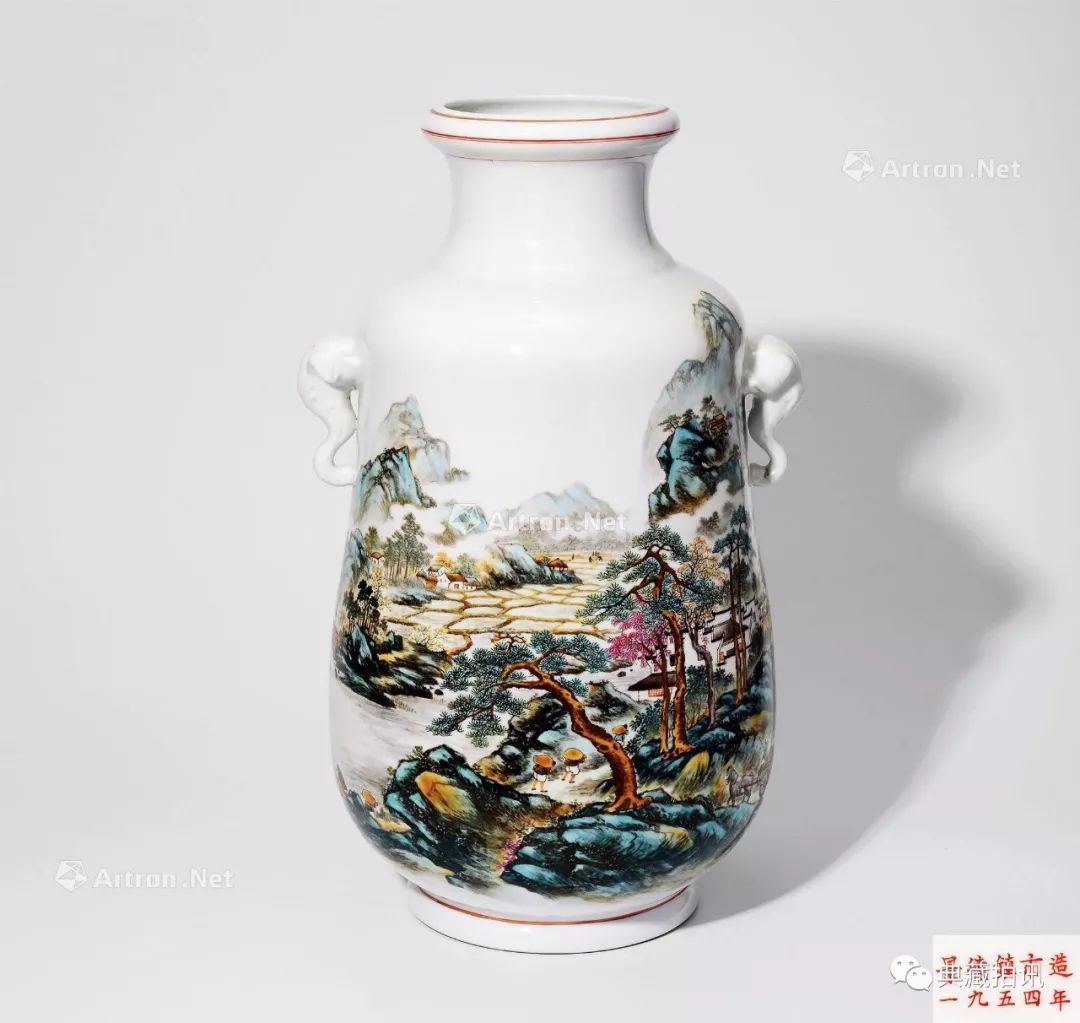 最新成交结果：中贸圣佳瓷艺丹青——近现代文人瓷专场