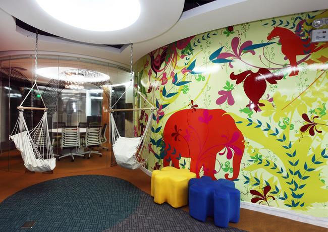 设计赏析——深圳市腾讯计算机系统有限公司大族办公区