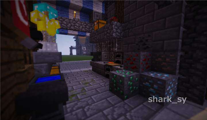 我的世界装饰工艺店铺教程,我的世界小摊店铺建筑教程