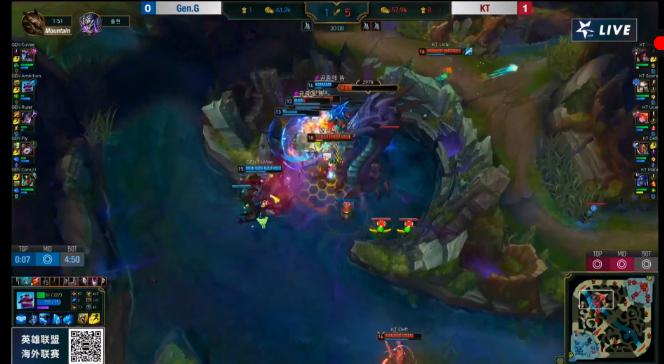 lck英雄联盟比赛视频2019,英雄联盟lck直播间kt对hle