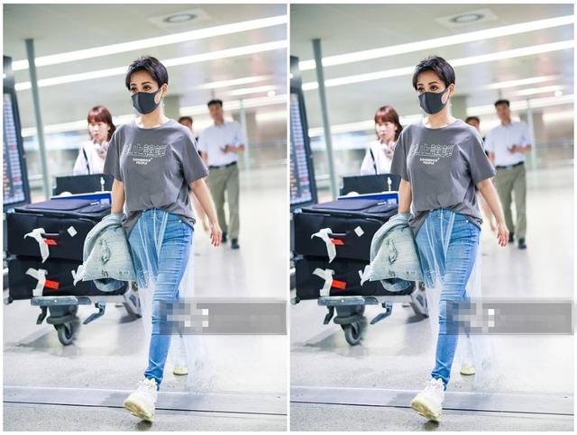 46岁宁静全部照片,46岁宁静穿背带裤