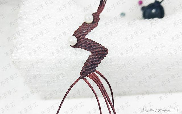 锁骨链编法教程大全,手工编织双层锁骨链绳子教程