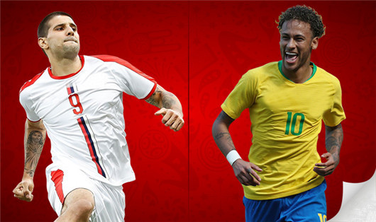 巴西对塞尔维亚巴西反击,世界杯巴西vs塞尔维亚精彩瞬间