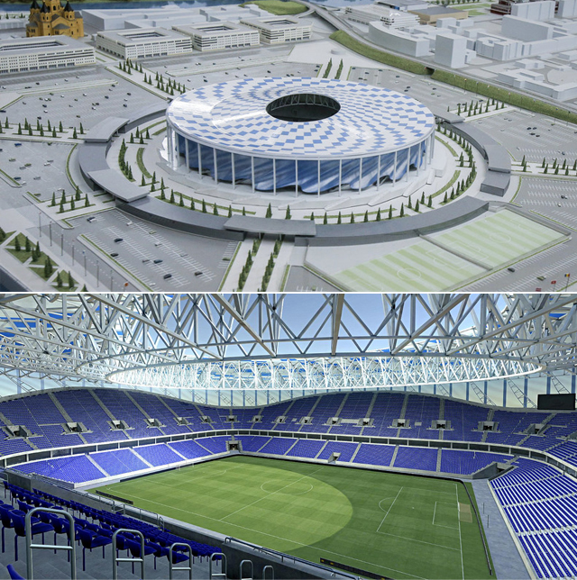 2018年俄罗斯世界杯幕墙项目,世界杯幕墙