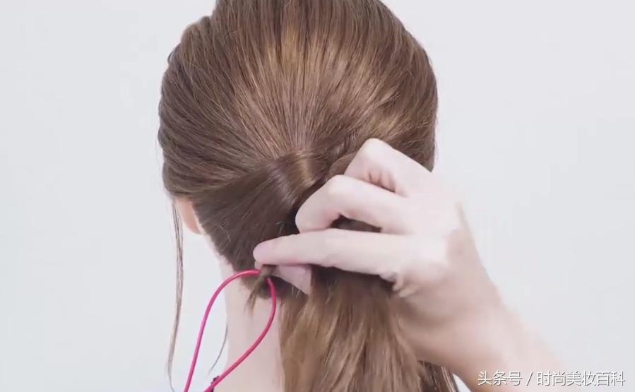 时尚美妆穿搭教程,美妆盘发教程图片