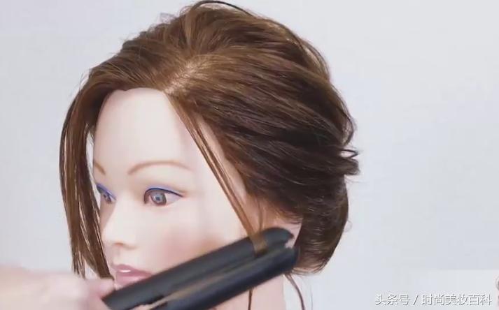 时尚美妆穿搭教程,美妆盘发教程图片