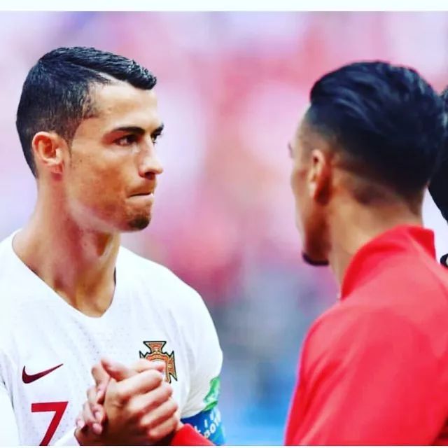 c罗发型修剪,c罗美发技术