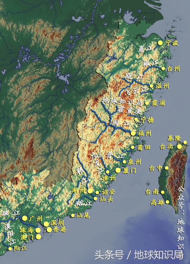 福建为什么那么多地名,福建广东浙江地理位置