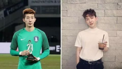 韩国队门将赵贤佑撞脸一群韩星，难道这才是韩国的真・大众脸？