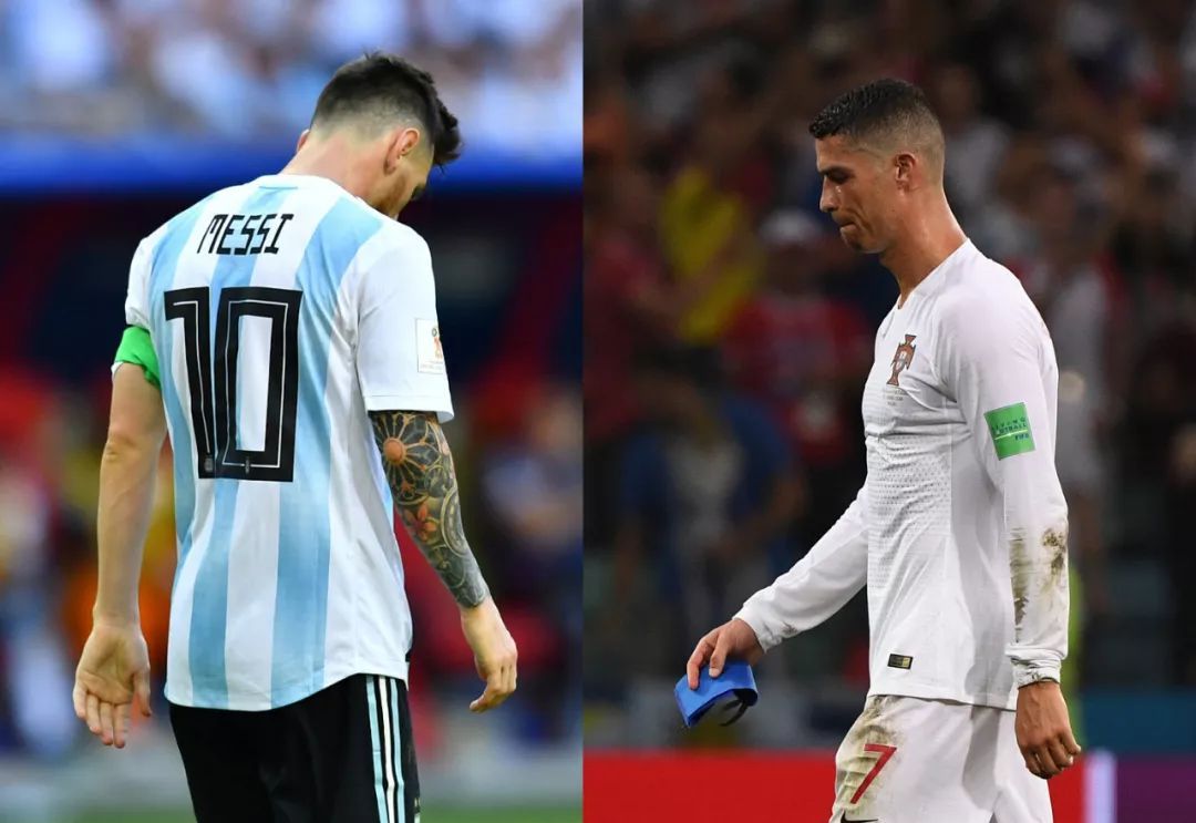 梅西和c罗19岁的照片,梅西和c罗同一天告别