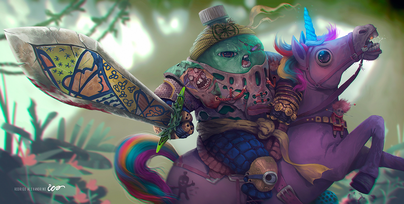 插画procreate绘画教程,rodrigo插画大全