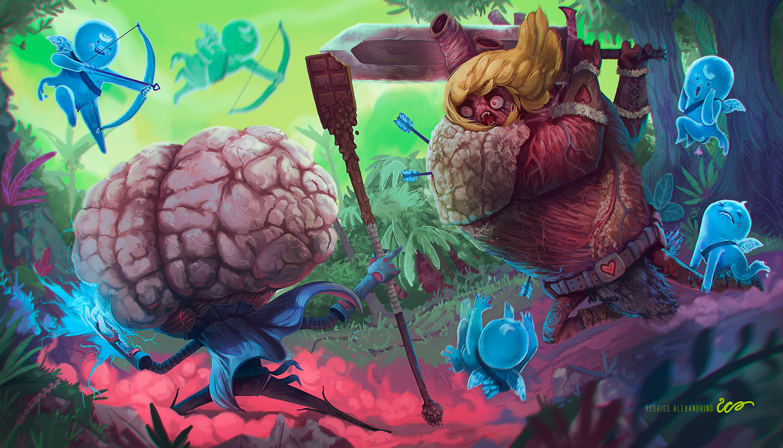 插画procreate甜品,插画procreate绘画教程