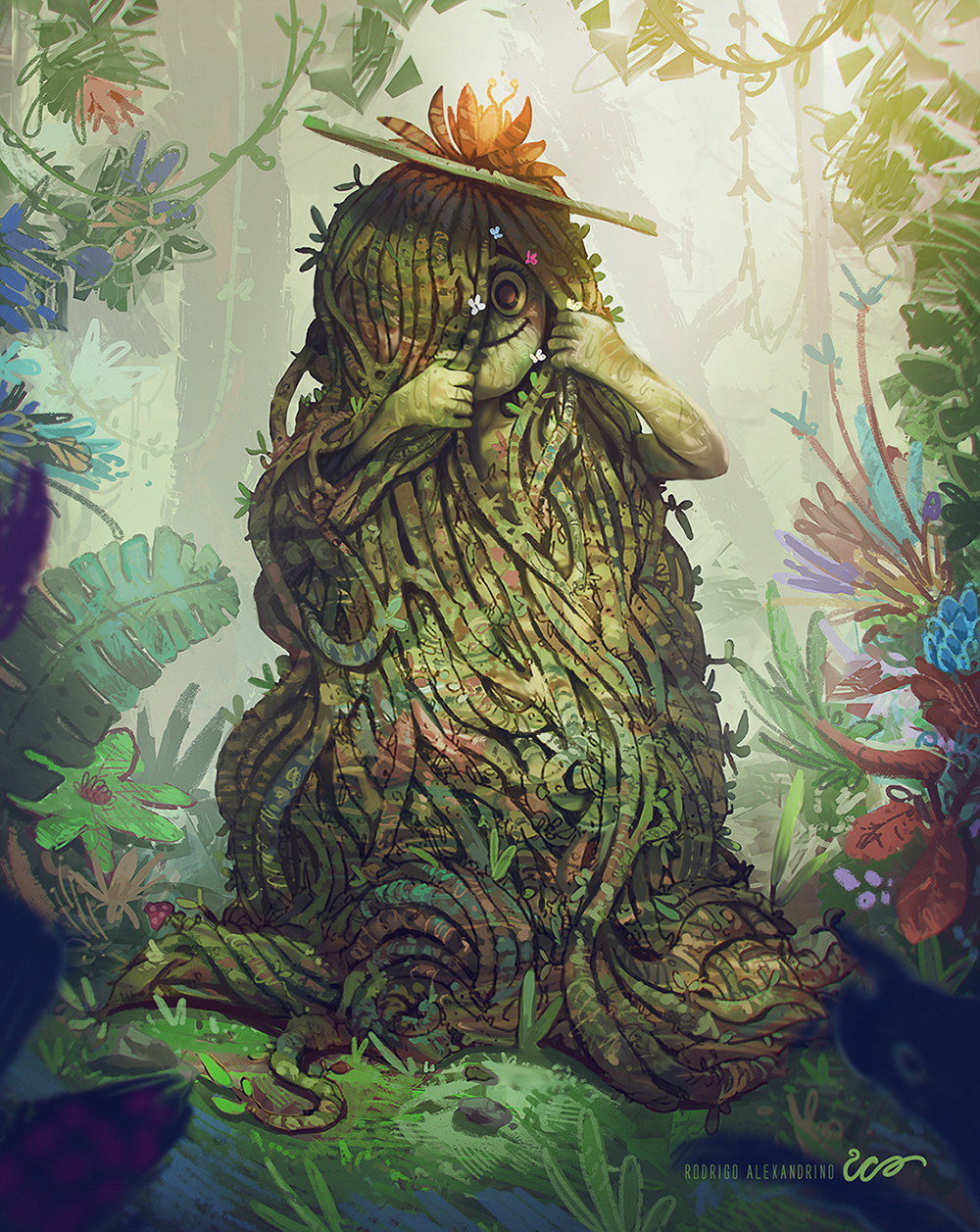 插画procreate水稻,插画procreate饰品书籍