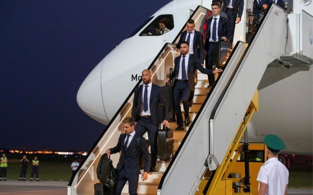 2018世界杯队抵达俄罗斯,世界杯到达俄罗斯