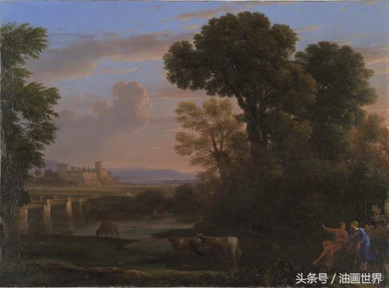 克洛德油画作品欣赏,克劳德洛兰的艺术追求