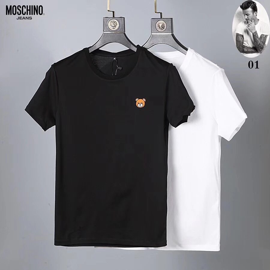 moschinot恤灰色,moschinot恤马卡龙色小熊
