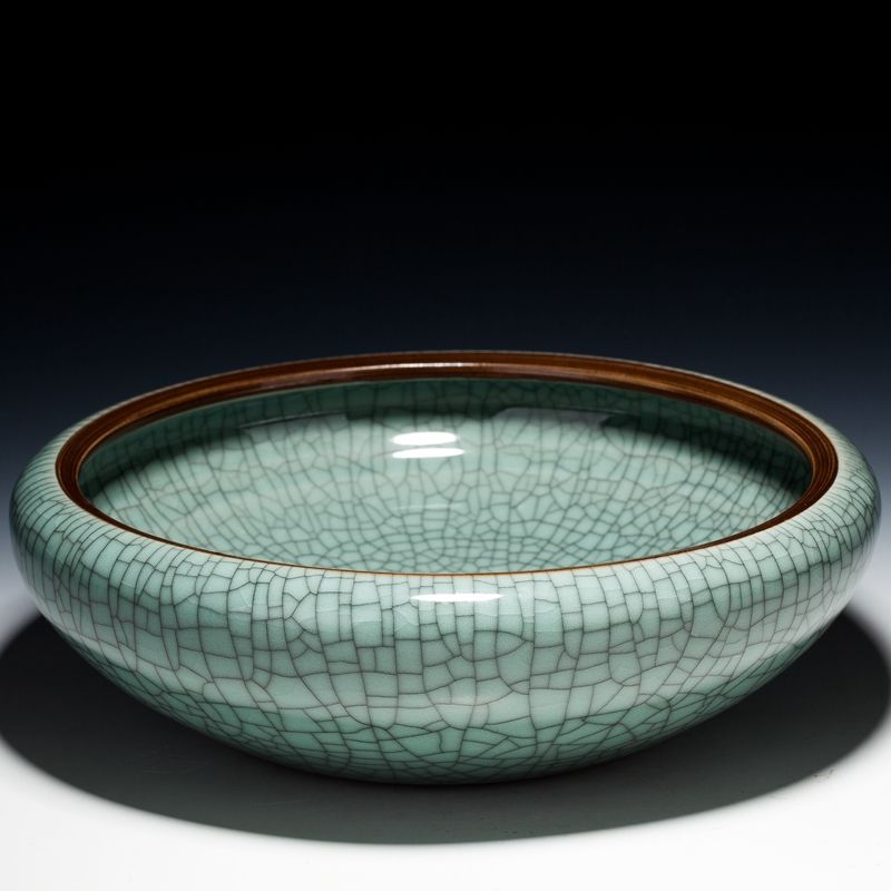 好的汝窑杯开片快好还是开片慢好,汝窑开片为什么外面的开片没有线