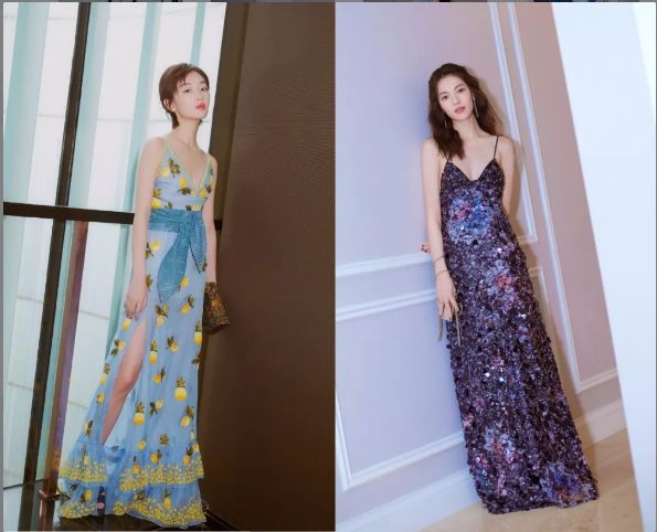 刘诗诗穿起今年最流行的连衣裙,打底连衣裙秋冬高级感刘诗诗同款