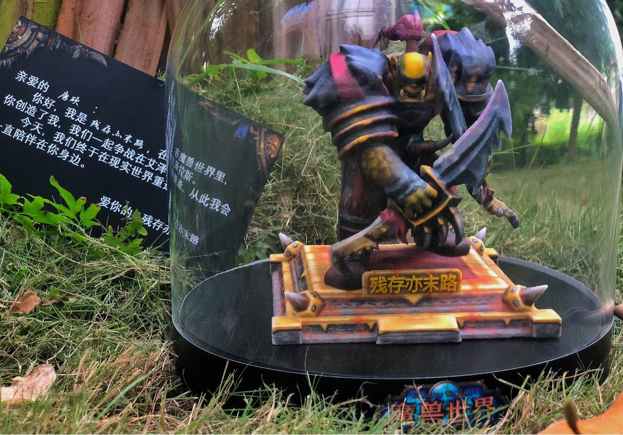 魔兽世界雕像中国,魔兽世界仿真雕像图