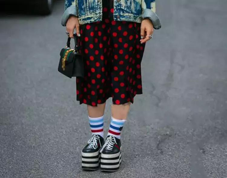 袜子鞋是怎么流行的,潮流风袜子