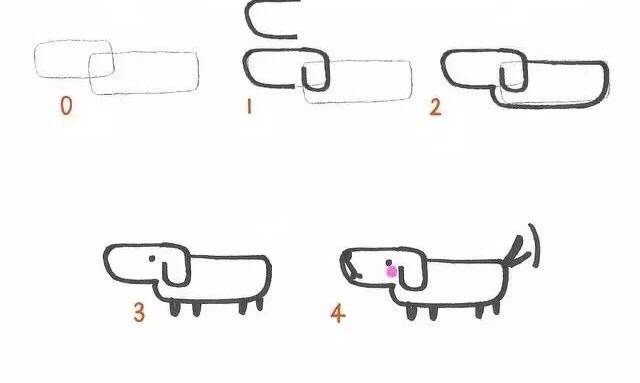 简单简笔画7-9岁,简单易学的100幅简笔画有教程